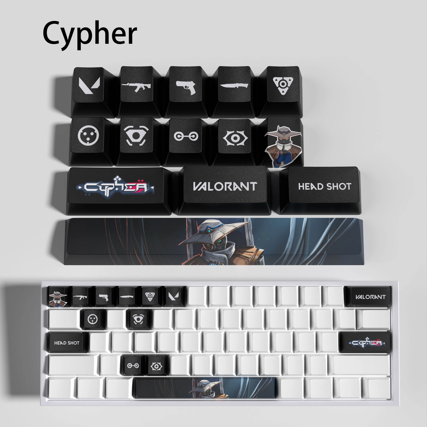 Valorant Custom Agent Specific Keycap Sets