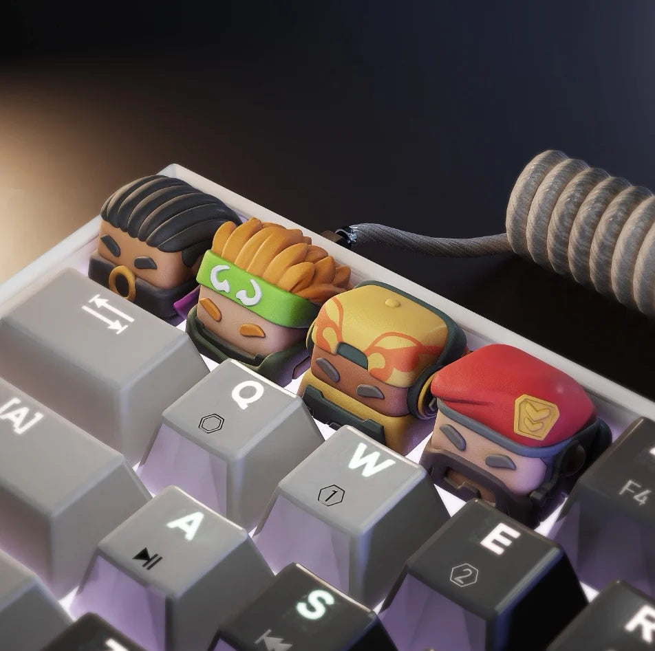 Valorant Artisan Keycaps