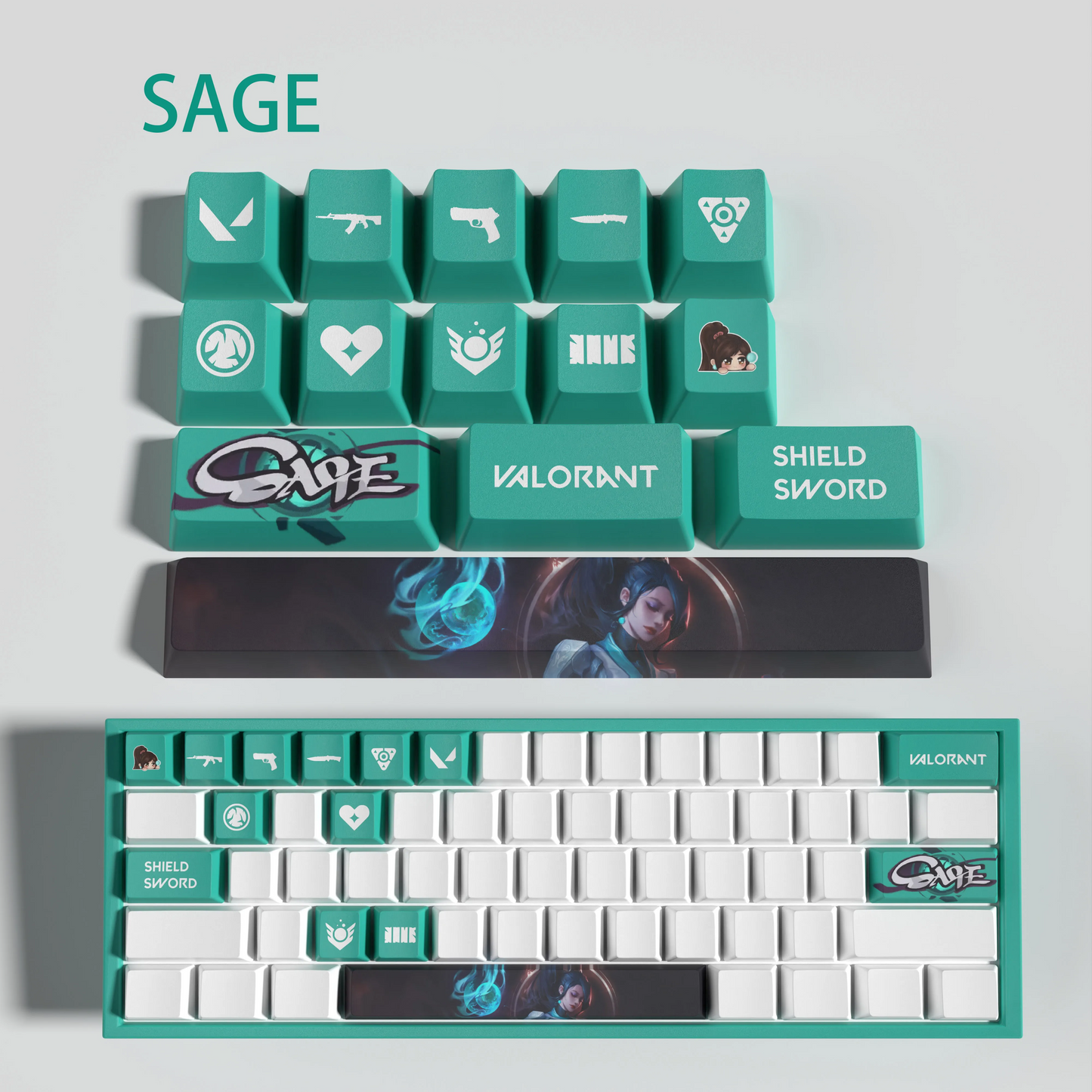 Valorant Custom Agent Specific Keycap Sets