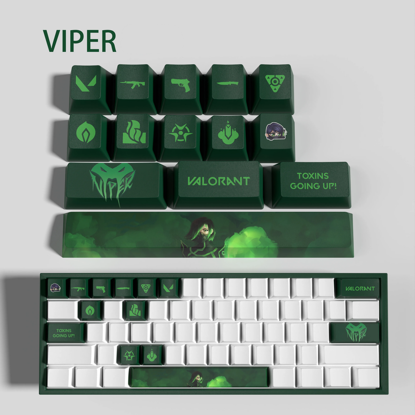 Valorant Custom Agent Specific Keycap Sets